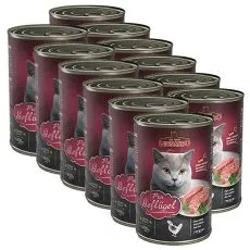 Mokra hrana za mačke Leonardo - perutnina 12 x 400g
