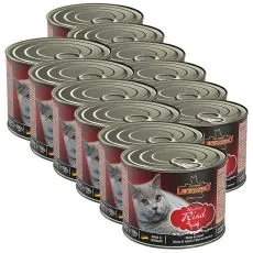 Konzerva mačje hrane Leonardo, govedina 12 x 200 g