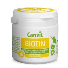 Canvit Biotin – za zdravo in sijočo dlako mačk 100 tbl. / 100 g