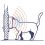 Vrata za mačke in pse Ferplast SWING LARGE MICROCHIP – bela