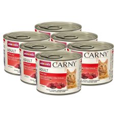 Wet food CARNY ADULT beef 6 x 200 g