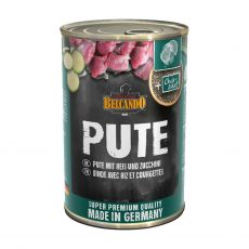 BELCANDO puran z rižem in bučko - konzerva 400g