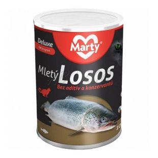 Mačja konzerva MARTY Deluxe Minced Salmon 400 g