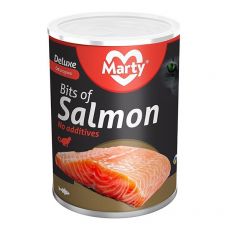 Mačja konzerva MARTY Deluxe Bits of Salmon 400 g