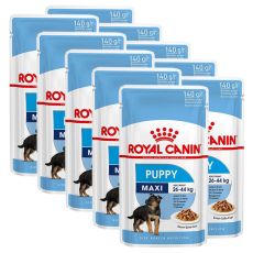Vrečka Royal Canin Maxi Puppy 10 x 140 g