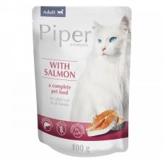 Vrečka Piper Cat Adult losos 100 g