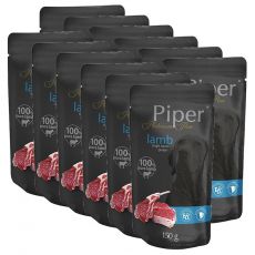 Vrečka Piper Platinum Pure jagnjetina 12 x 150 g