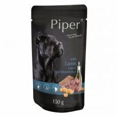 Vrečka Piper Adult govedina, korenje in rjavi riž 150 g
