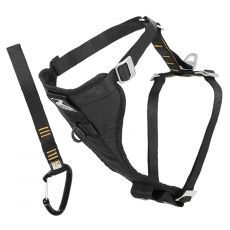 Varnostna oprsnica Kurgo Tru-Fit Smart Harness, črna XL