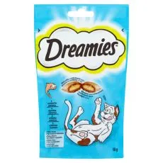 Pribolj&scaron;ki za mačke Dreamies z okusnim lososom 60g