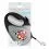 Avtomatski pasji povodec DONUTS, 5 m, do 25 kg, velikost M
