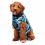 Pooperacijska obleka za psa L kamuflažni vzorec v modri barvi