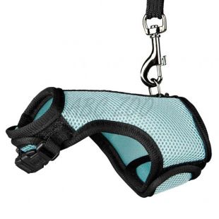 Povodec in oprsnica za podgane in morske prašičke - zapenjanje na ježka
