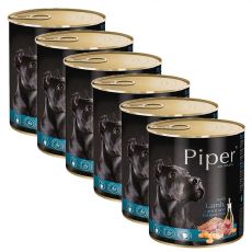 Konzerva Piper Adult govedina, korenje in rjavi riž 6 x 800 g