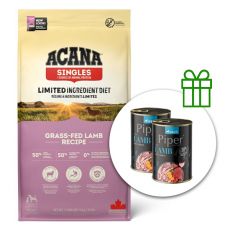 ACANA Singles Grass-Fed Lamb 17 kg + 2 pločevinke BREZPLAČNO