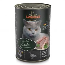 Konzerva mačje hrane Leonardo, raca 400 g