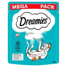 Pribolj&scaron;ki za mačke Dreamies z okusnim lososom 180 g