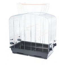 Kletka za ptice SARA CABRIO 78 x 47,5 x 80/100 cm ČRNA