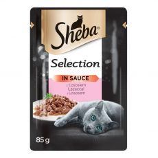 Hrana v vrečki Sheba Selecion losos 85 g