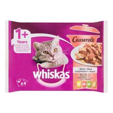 Whiskas Casserole Classic izbor hran v želatini 4 x 85 g