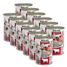 Konzerva New BEWI DOG – goveje meso, 12 x 400 g