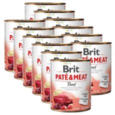 Konzerva Brit Paté & Meat Beef 12 x 800 g