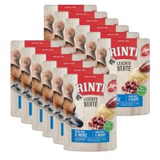 Vrečka hrane RINTI Leichte Beute govedina + piščančja srca, 12 x 400 g