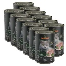 Konzerva mačje hrane Leonardo, raca 12 x 400 g