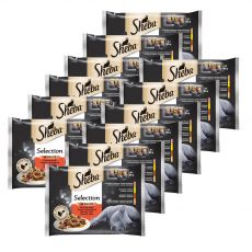 Sheba Selection Juicy izbor vrečk 12 x (4 x 85 g)