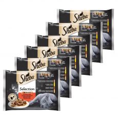Sheba Selection Juicy izbor vrečk 6 x (4 x 85 g)