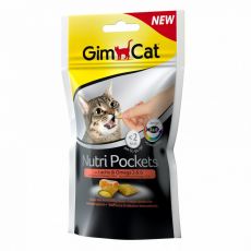 GimCat Nutri Pockets Salmon & Omega 3 & 6 - 60 g