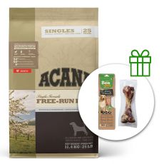 ACANA Singles Free-Run Duck 11,4 kg + 2x kost za pse BREZPLAČNO