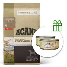 ACANA Singles Free-Run Duck 11,4 kg + 2 konzervi Terra Canis BREZPLAČNO
