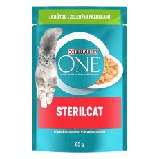 PURINA ONE STERILCAT mini fileji purana s stročjim fižolom v soku 85 g