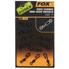 Vrtljivke Fox Kwik change mini hook swiwels - 10 kosov