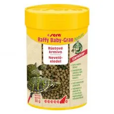 Sera raffy baby gran Nature &ndash; hrana za mlade vodne želve &ndash; 100 ml