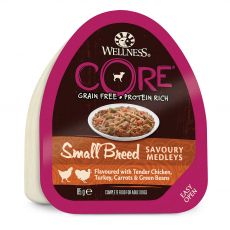 Wellness CORE Dog Small Breed piščanec in puran 85 g