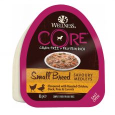 Wellness CORE Dog Small Breed piščanec in raca 85 g