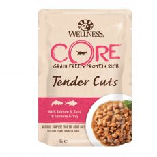 Wellness CORE Tender Cuts losos in tuna 85 g
