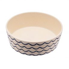 Pasja posoda BecoBowl Bamboo – valovi L 18,5 cm / 1,65 l 