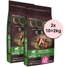 Wellness CORE Adult Lamb 2 x (10+2 kg)