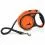 Povodec Flexi XTREME L do 65 kg, 5m kabel &ndash; oranžna