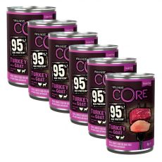 Wellness CORE Dog 95% puran in koza 6 x 400 g