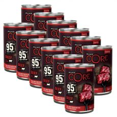 Wellness CORE Dog 95% govedina in brokoli 12 x 400 g