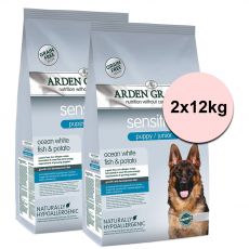 ARDEN GRANGE Sensitive puppy/junior 2 x 12 kg