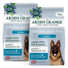 ARDEN GRANGE Sensitive puppy/junior 2 x 12 kg