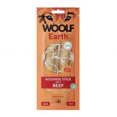 Woolf Dog Earth NOOHIDE L palčke z govedino 85 g
