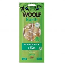 Woolf Dog Earth NOOHIDE L palčke z jagnjetino 85 g