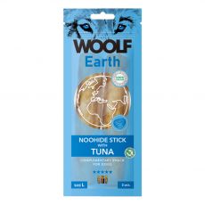 Woolf Dog Earth NOOHIDE L palčke s tuno 85 g