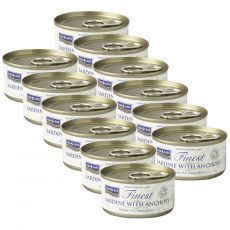 Fish4cats Finest Sardine & Anchovy 12 x 70 g